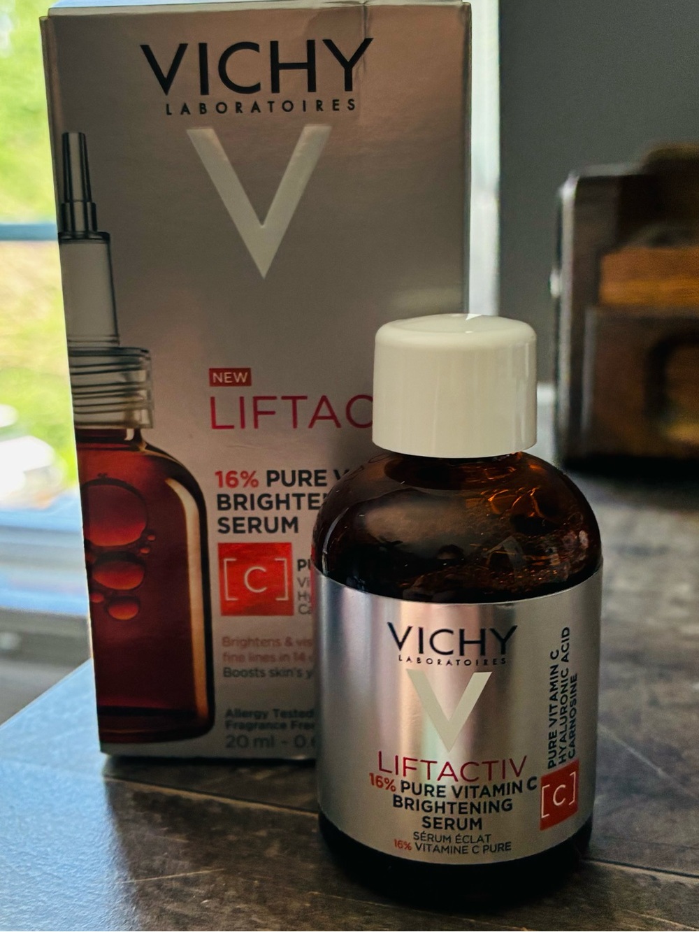 Vichy LiftActiv 16% Vitamin C Brightening Serum 0.67 oz New In Box